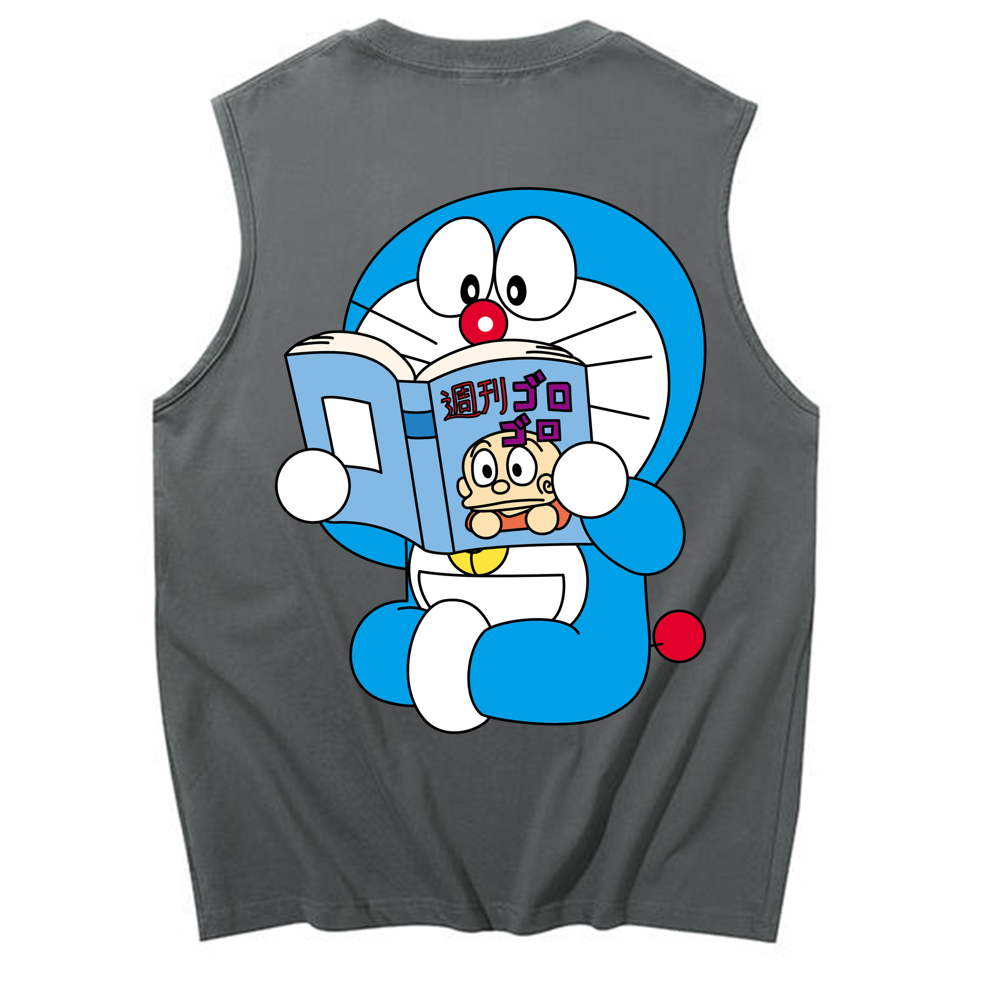 （画像用） ドラえもん Doraemon コットン100％タンクトップ（背面プリント）